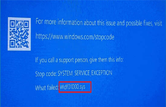 修复-Windows11或10中的Wdf01000.sys蓝屏错误